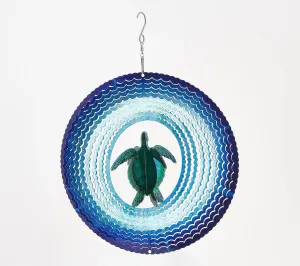 10" 3D Illusion spinner - Sea Turtle,12"x12"x0.05"inches