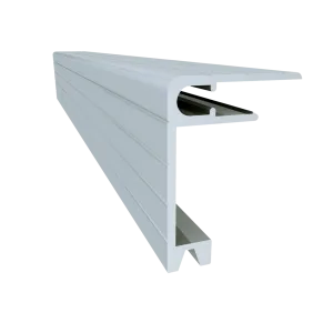 1/4" Aluminum Lidmaker Groove Extrusion with 1-3/4" Leg height, 10 Feet Length