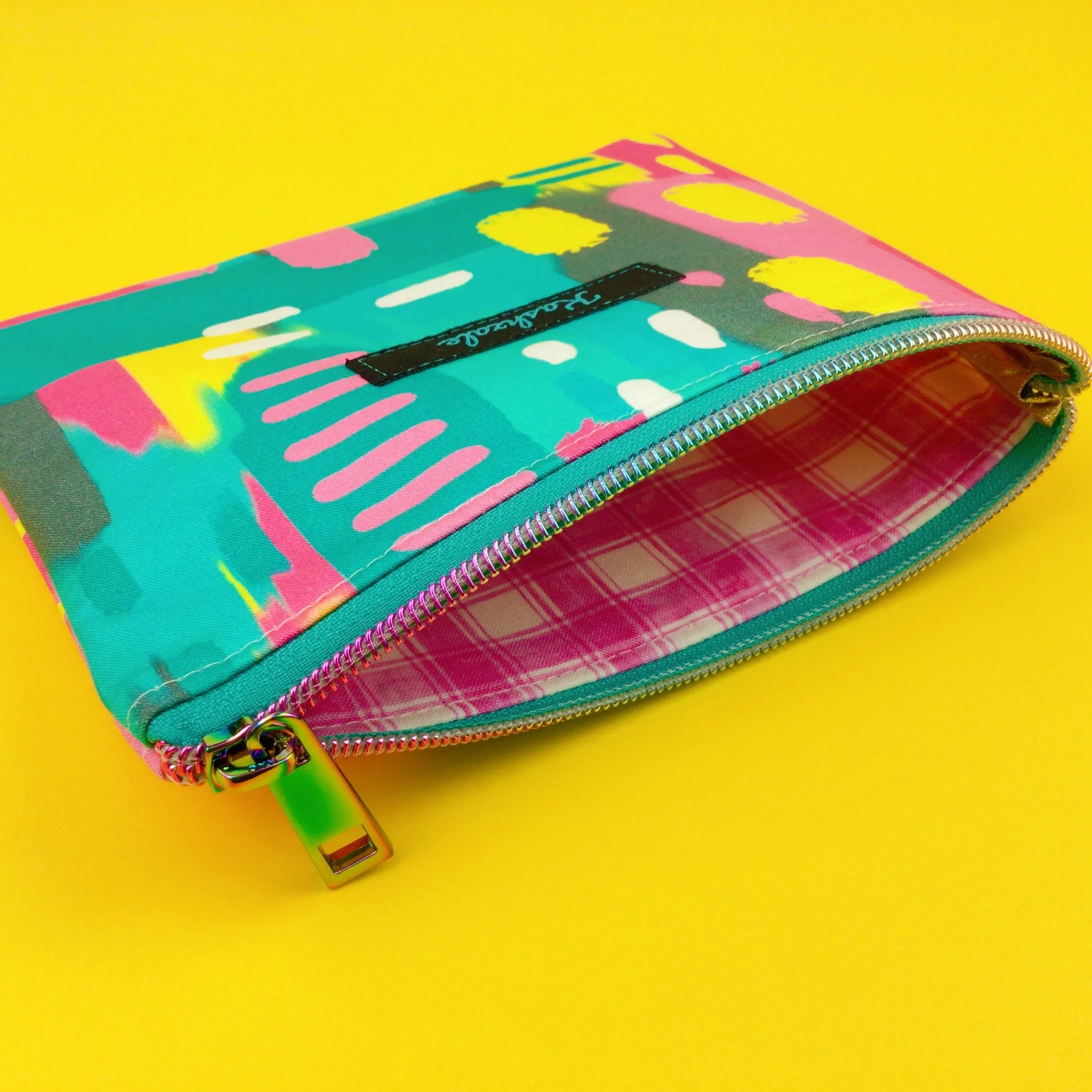 21st Party Small Clutch, Small makeup bag. Exclusive Design.