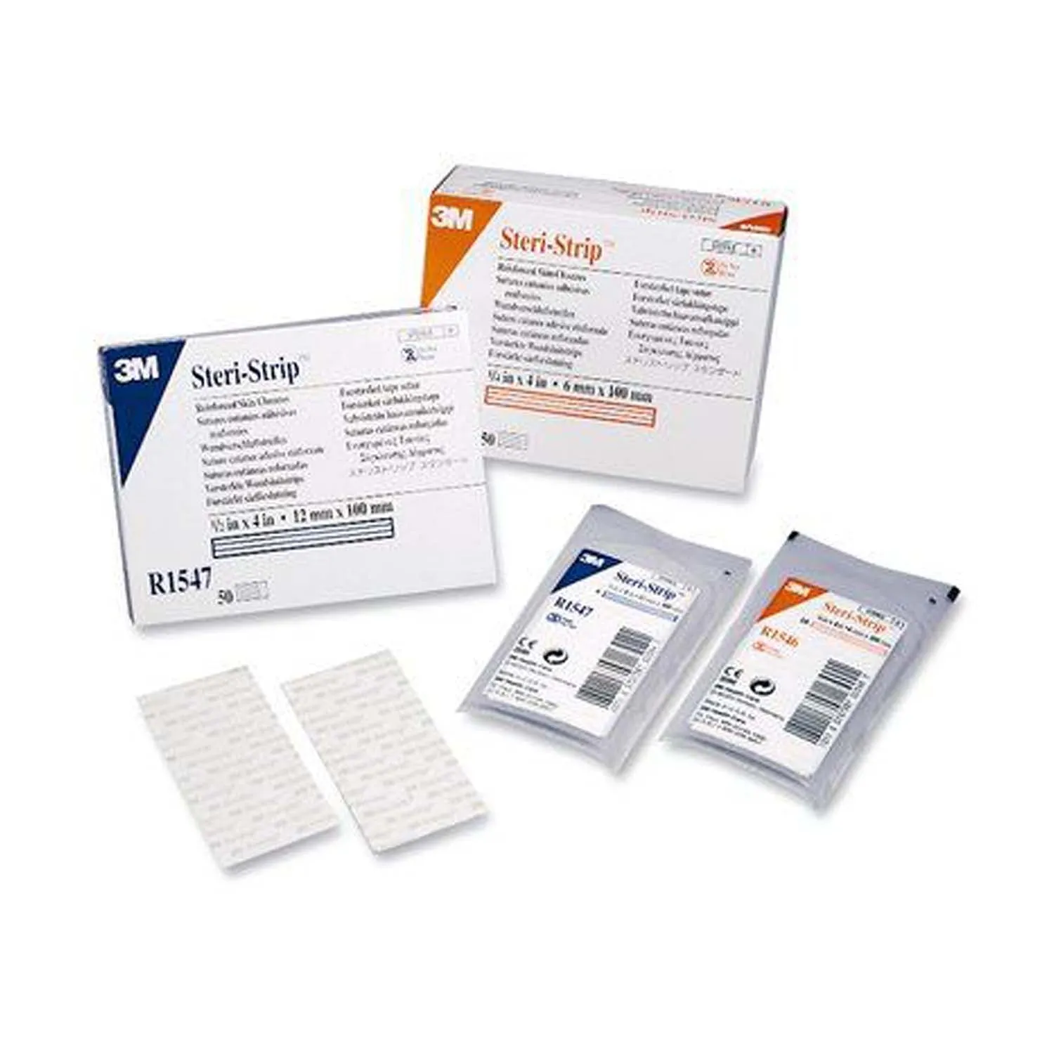 3M Steri-Strip Wound Closure | 25 x 125mm | 4 Strips | Pack of 25