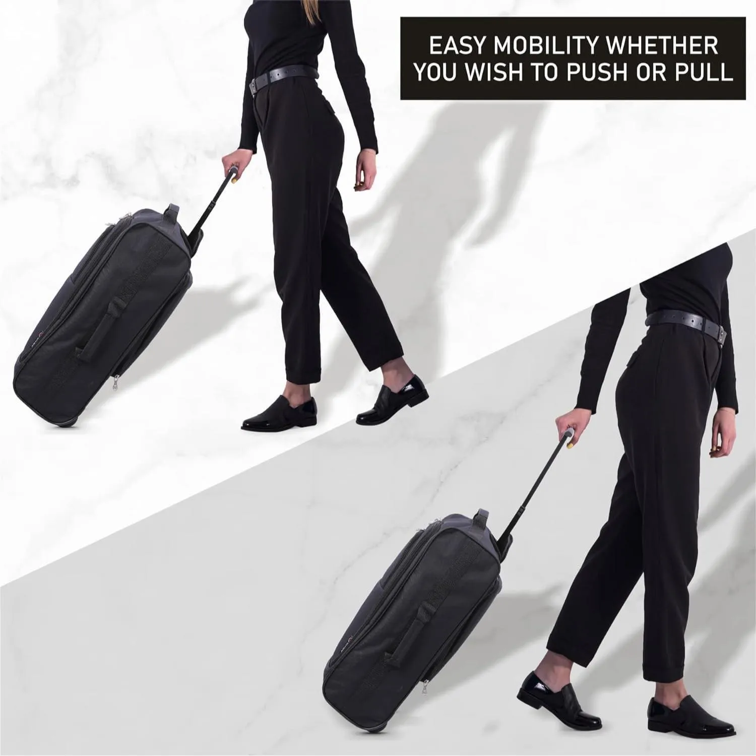 5 Cities (55x35x20cm) Lightweight Cabin Hand Luggage With a Retractable Telescopic Handle, Approved For Ryanair/easyJet/British Airways & more