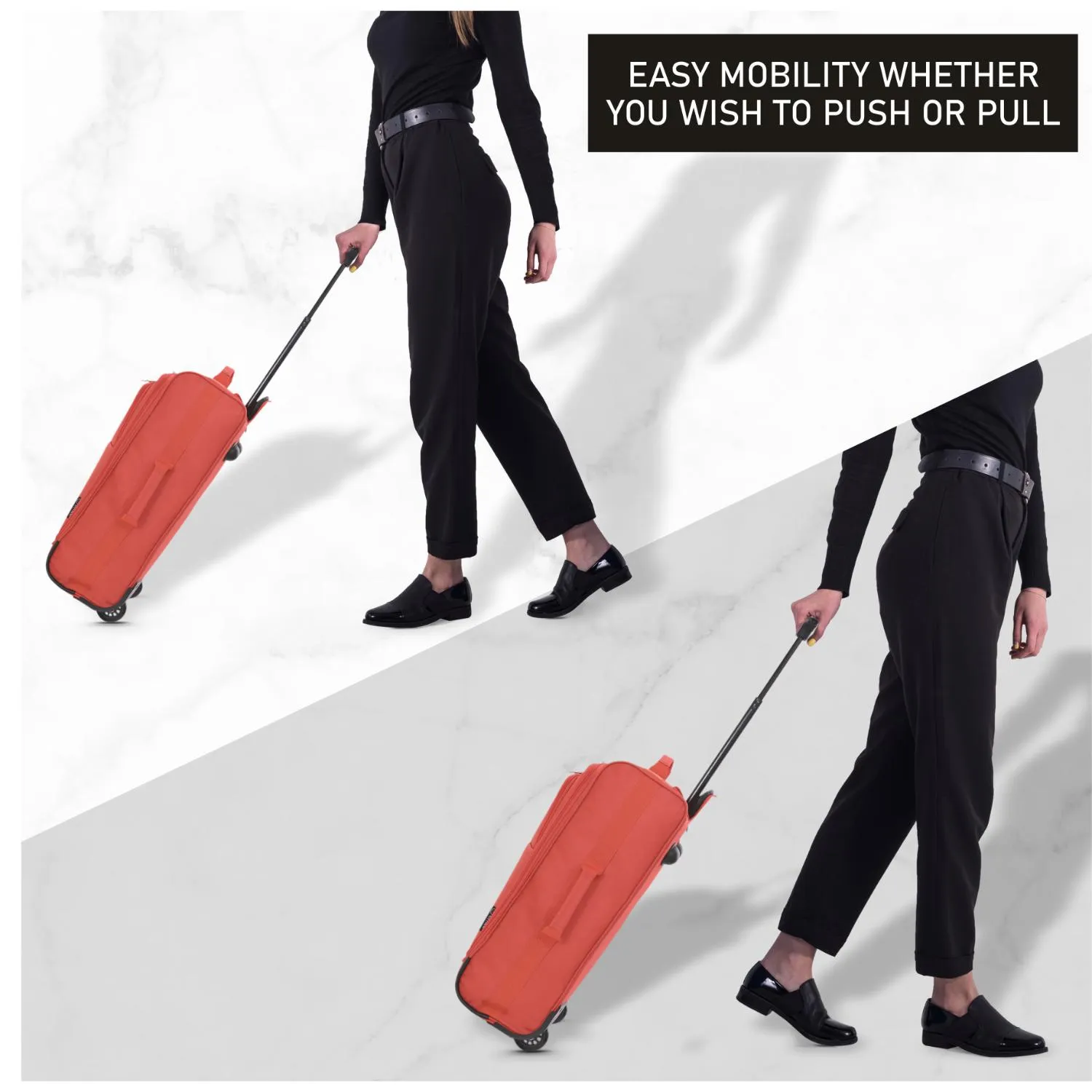 5 Cities (55x35x20cm) Lightweight Cabin Hand Luggage With a Retractable Telescopic Handle, Approved For Ryanair/easyJet/British Airways & more