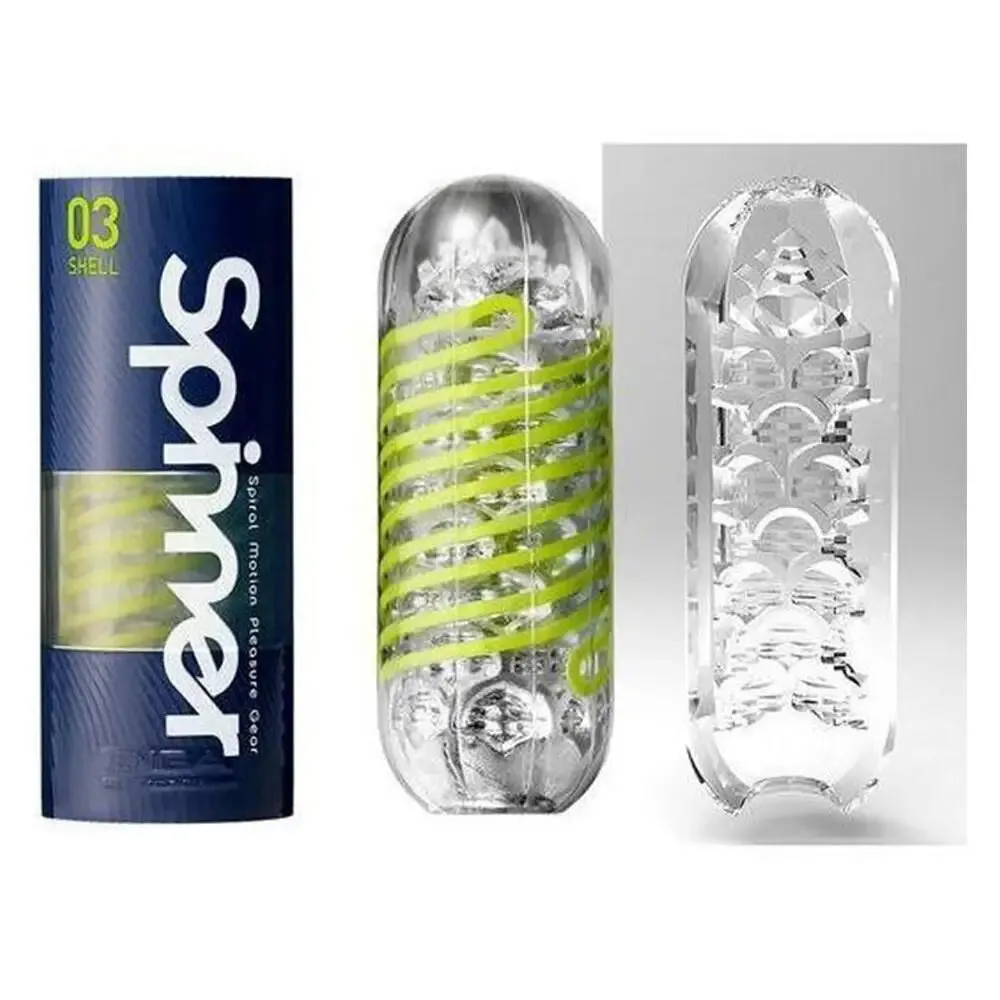 5.5-inch Tenga Realistic Feel Yellow Spinner Male Masturbator