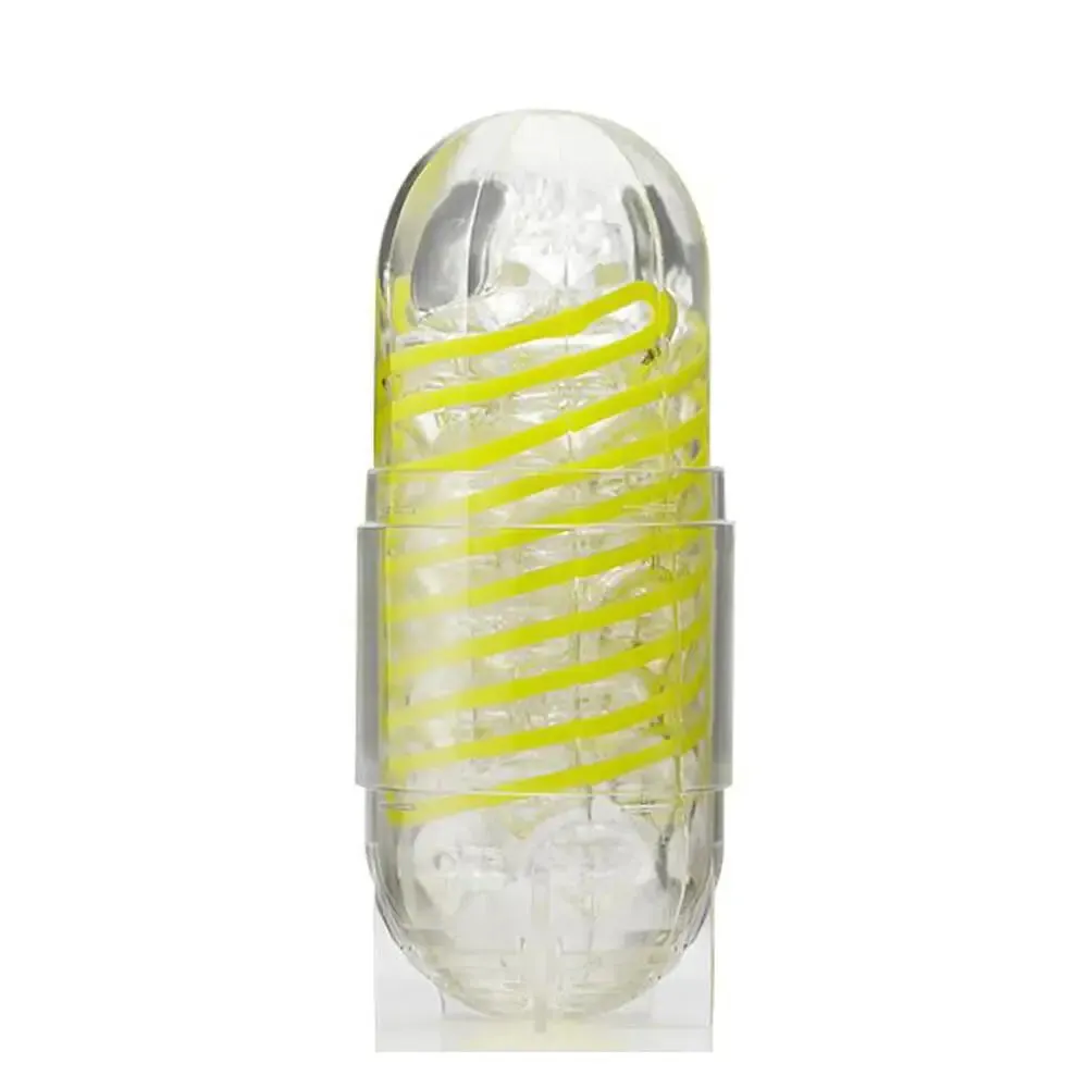 5.5-inch Tenga Realistic Feel Yellow Spinner Male Masturbator