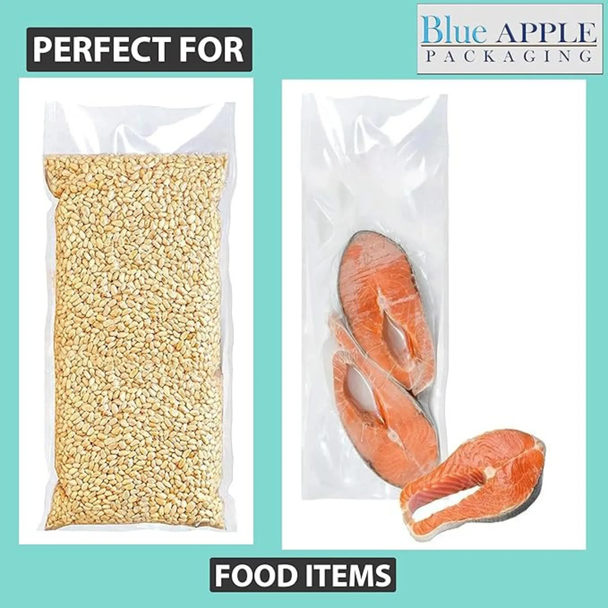 6X12 inches Vacuum Pouches Laminated 3 Mil Poly-Nylon (PN)