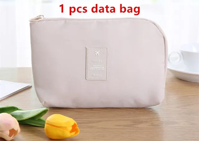 9 pieces Set Travel Organizer Storage Bags Suitcase Packing Set Storage Cases Portable Luggage Organizer Clothes Shoe Tidy Pouch