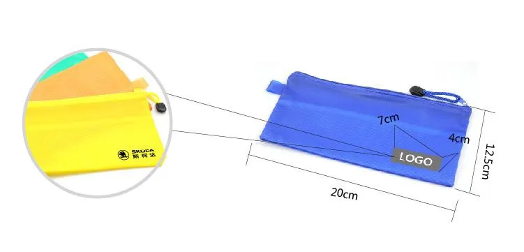 A6 Matte Waterproof Document Pouch