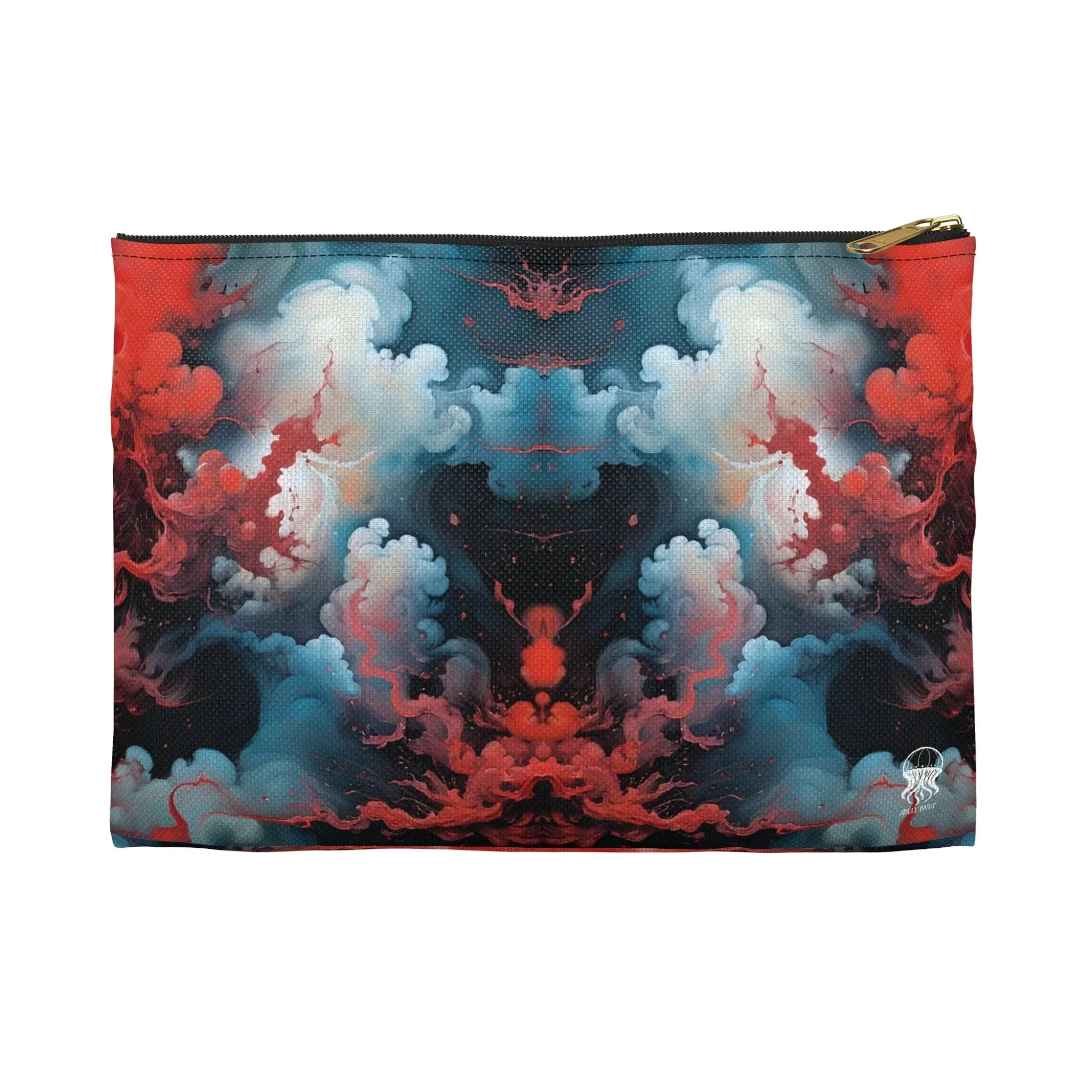 Accessory Pouch - Ethereal Crimson Flow - Duality