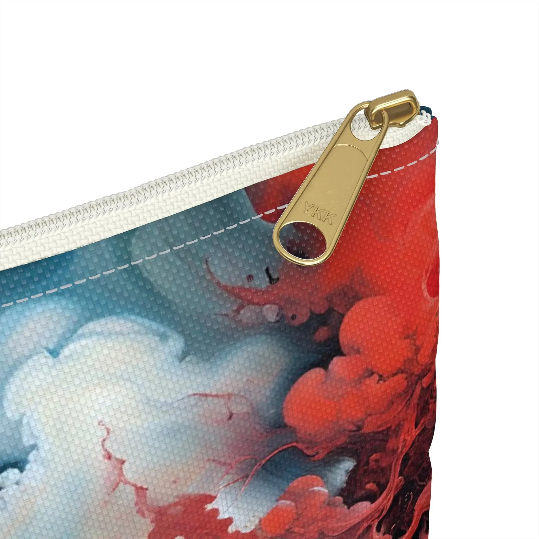 Accessory Pouch - Ethereal Crimson Flow - Duality