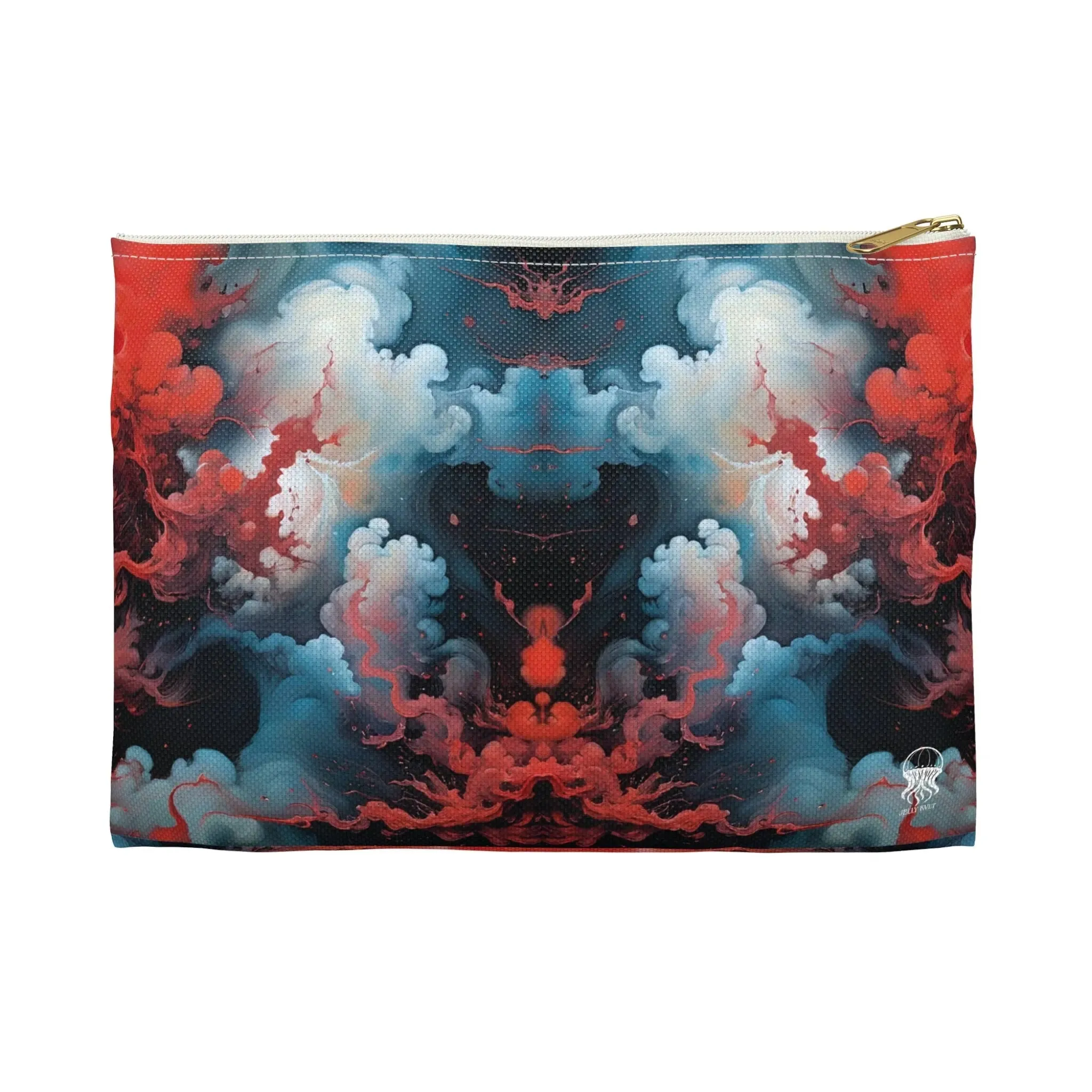 Accessory Pouch - Ethereal Crimson Flow - Duality
