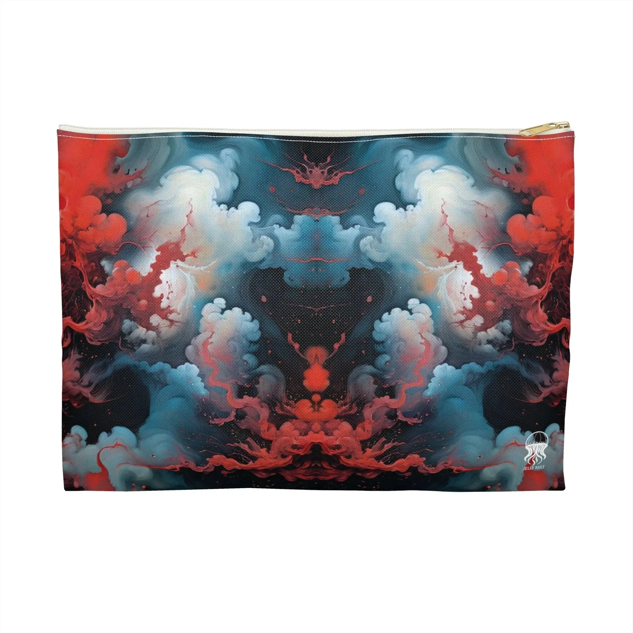 Accessory Pouch - Ethereal Crimson Flow - Duality