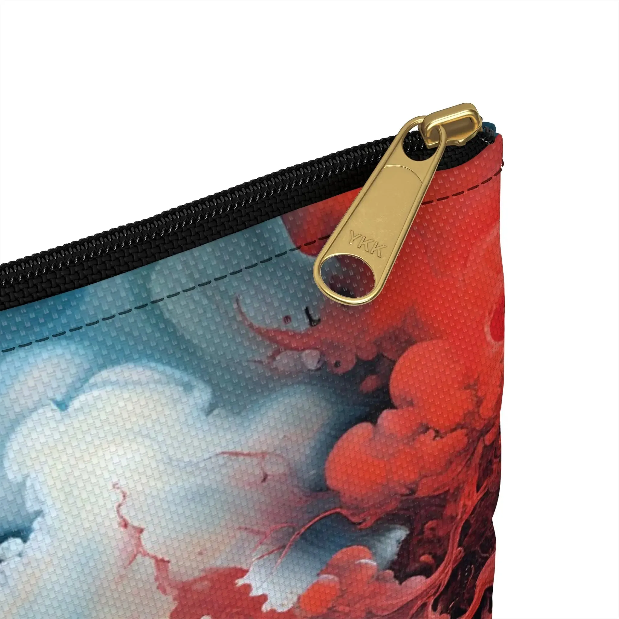 Accessory Pouch - Ethereal Crimson Flow - Duality