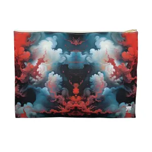 Accessory Pouch - Ethereal Crimson Flow - Duality