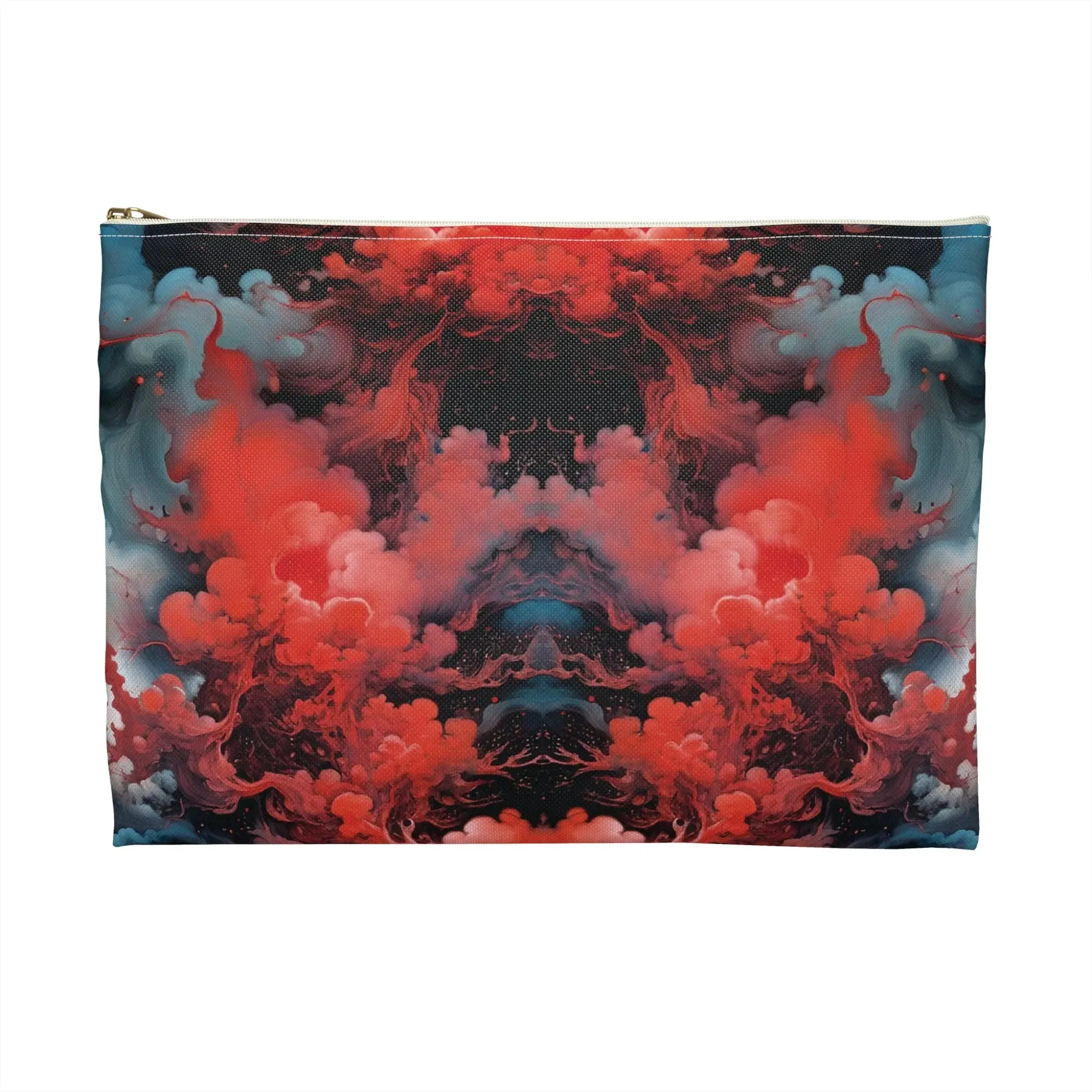Accessory Pouch - Ethereal Crimson Flow - Duality