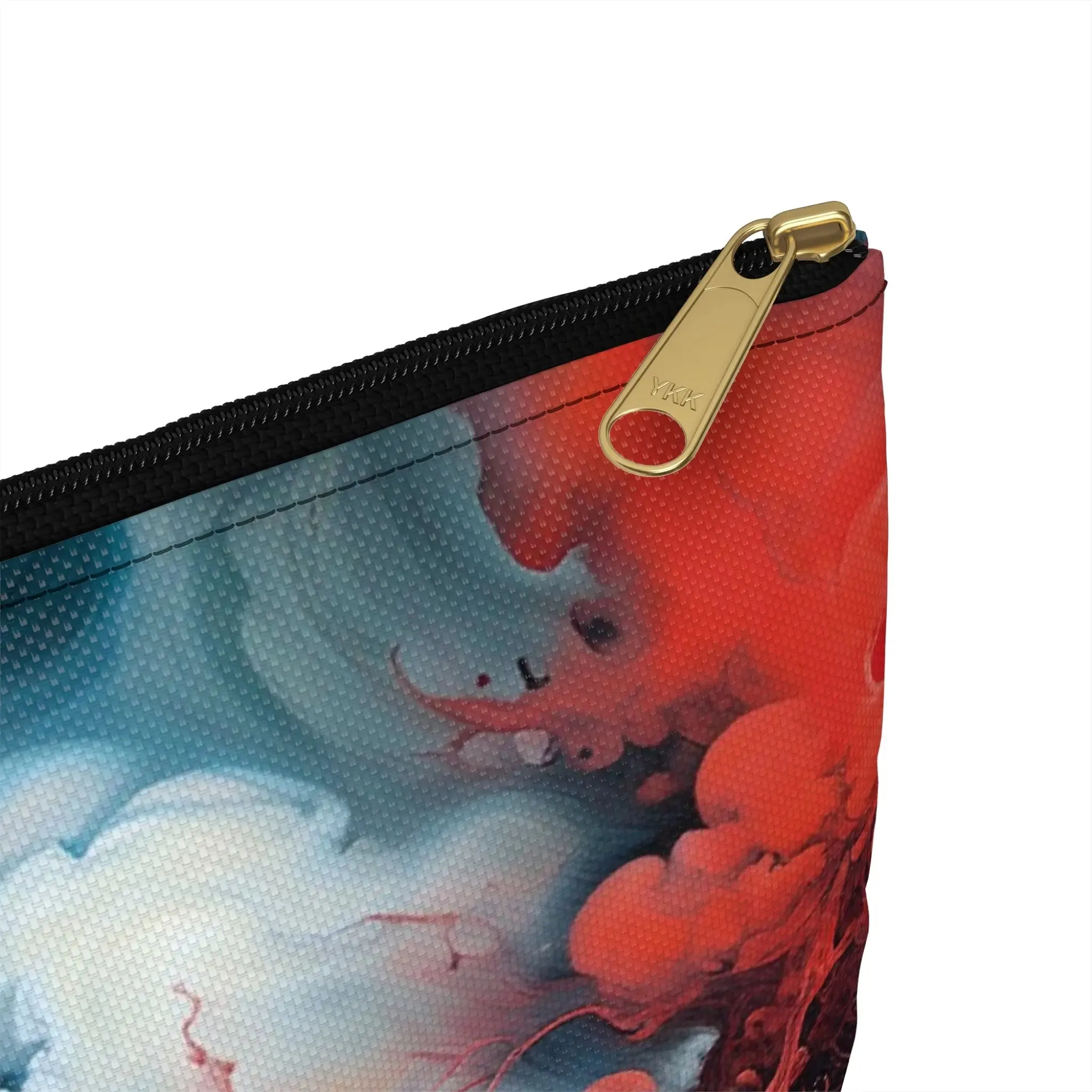 Accessory Pouch - Ethereal Crimson Flow - Duality