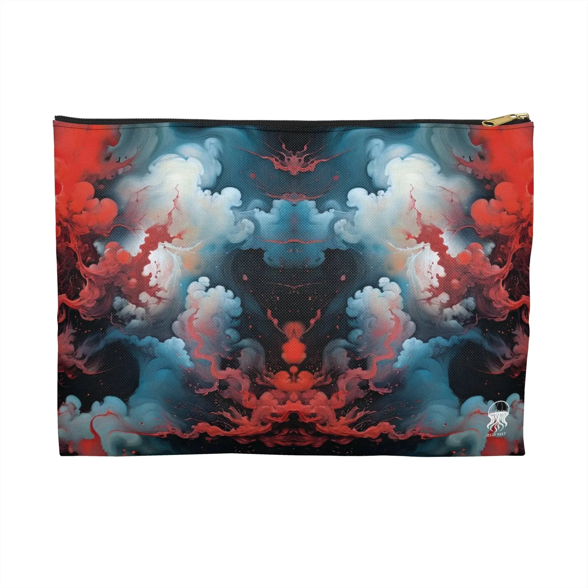 Accessory Pouch - Ethereal Crimson Flow - Duality
