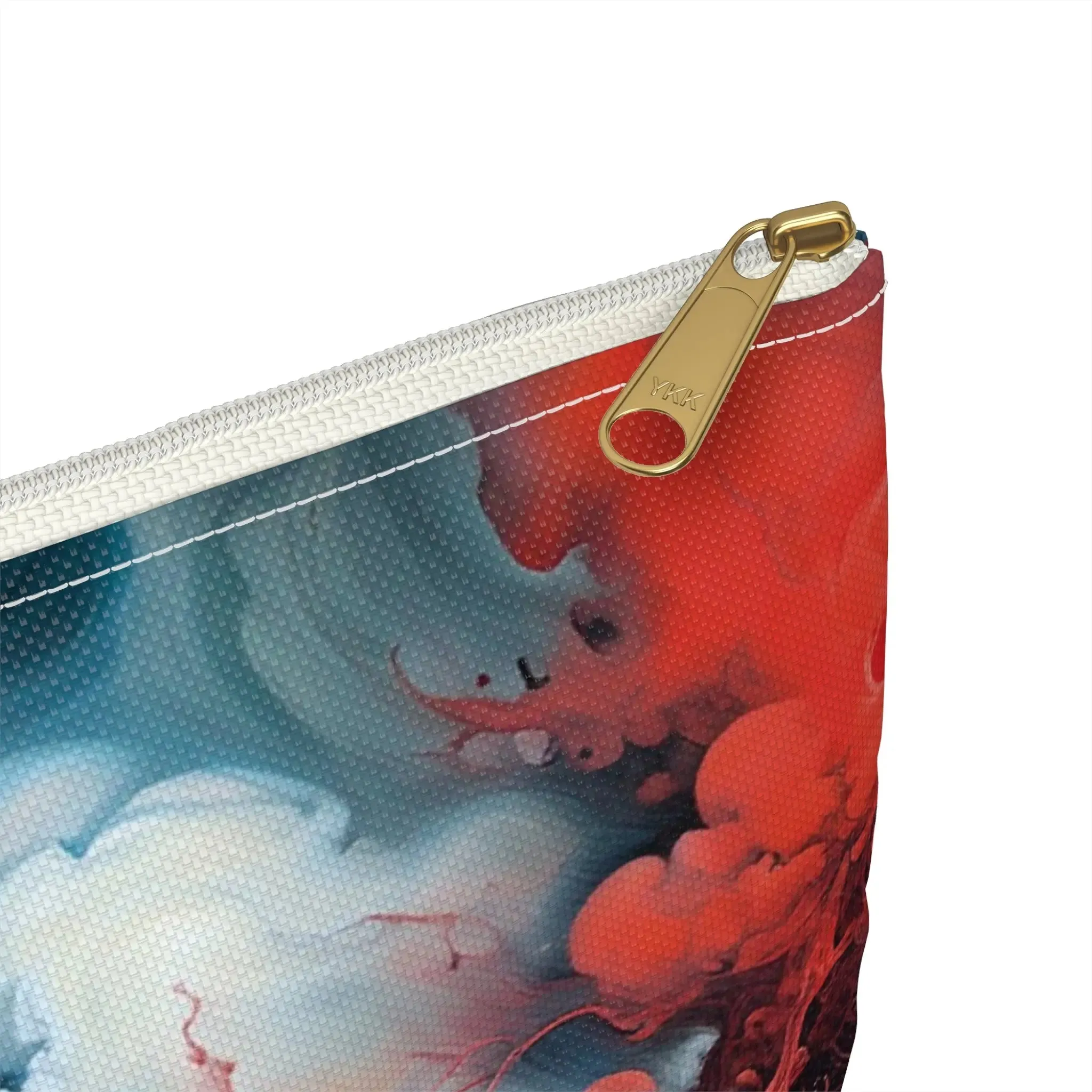 Accessory Pouch - Ethereal Crimson Flow - Duality