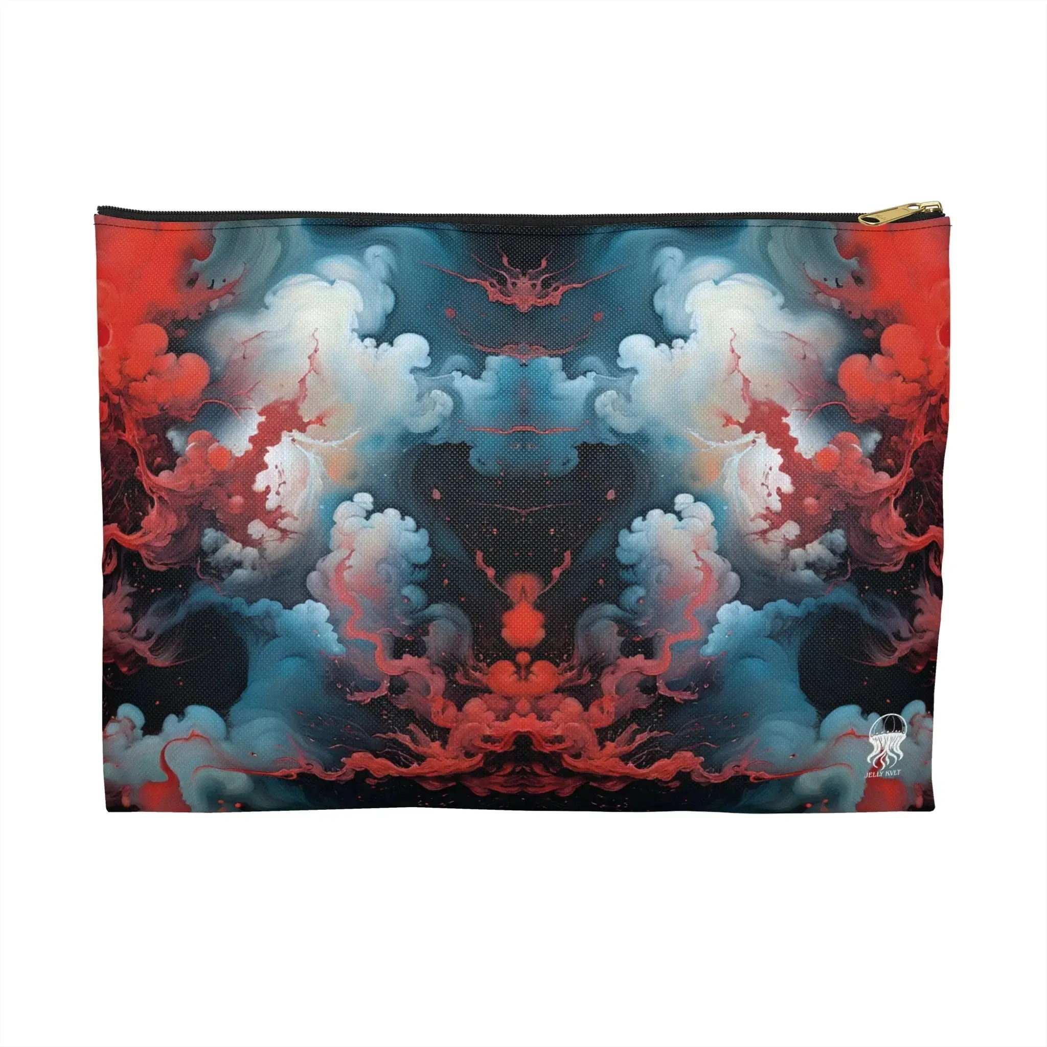 Accessory Pouch - Ethereal Crimson Flow - Light