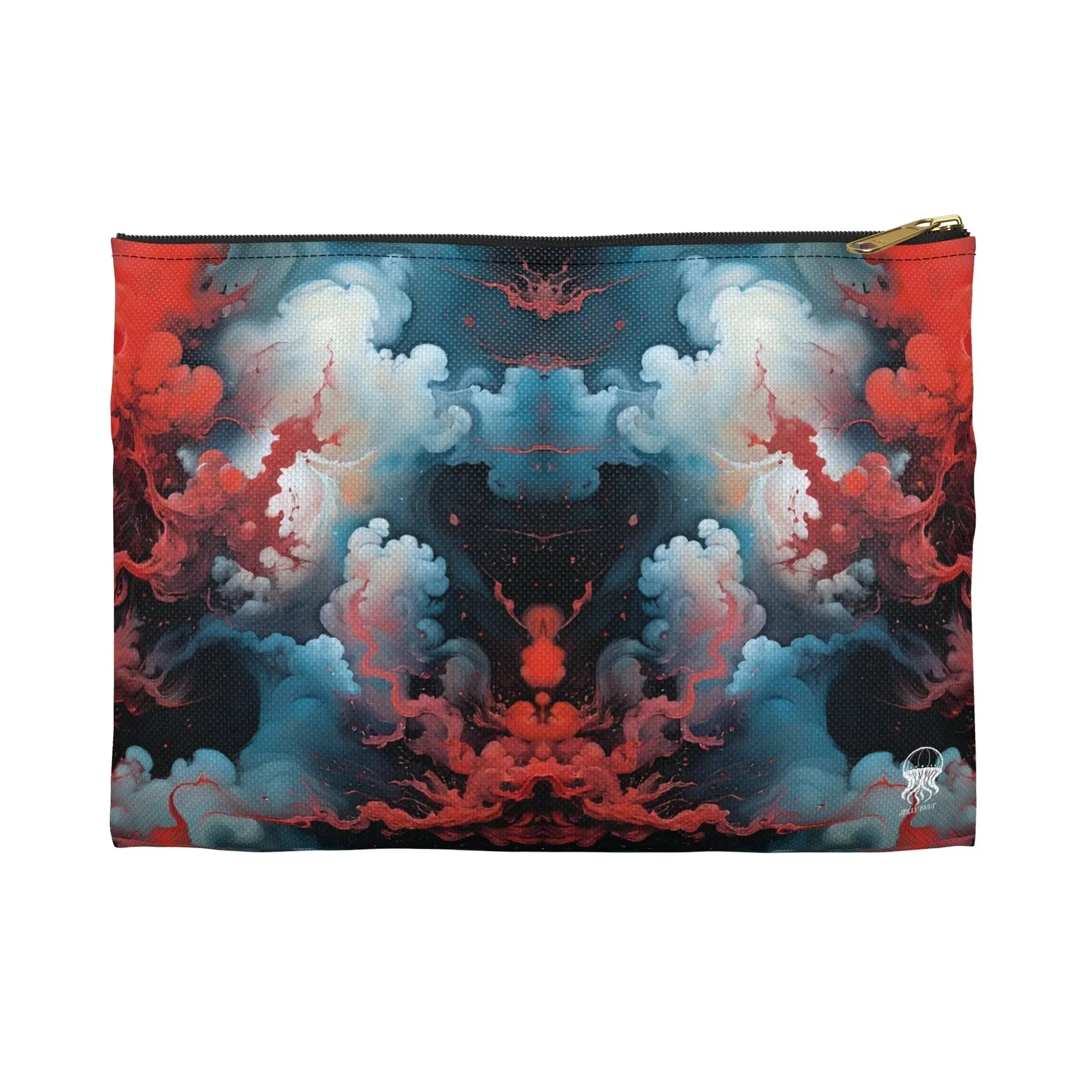Accessory Pouch - Ethereal Crimson Flow - Light