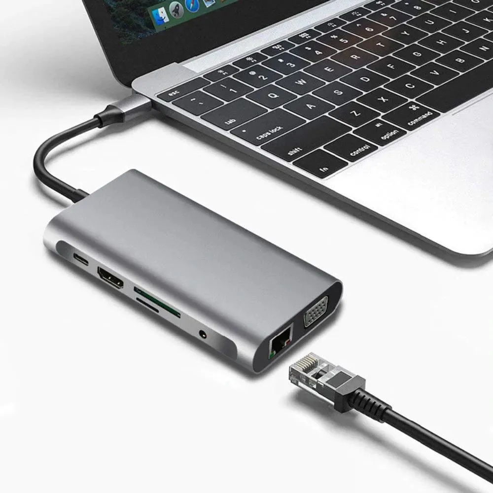 Adapter 10w1 USB-C, HDMI 4K (MacBook, Smartfon, Laptop)