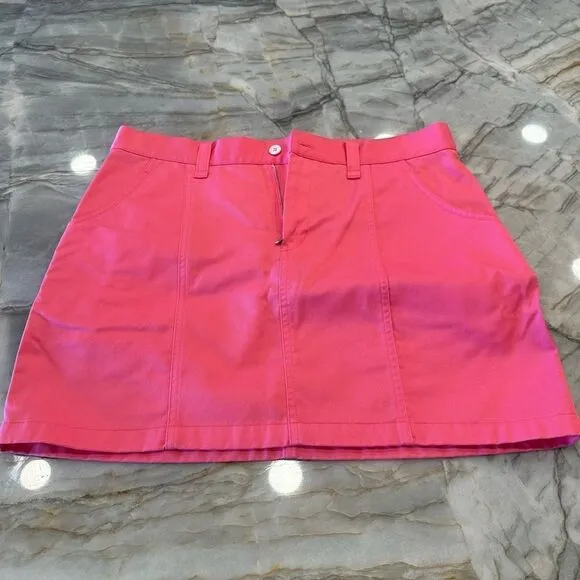 Adidas Y3 hot pink, mini skirt. Size medium M
