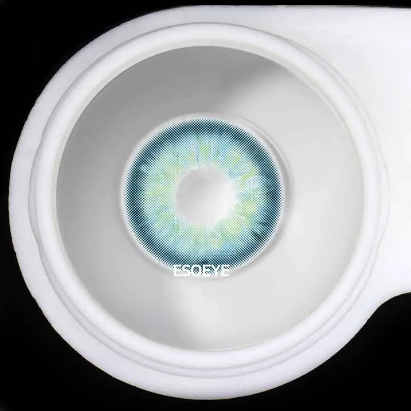Aegean Sea Ⅱ Blue Colored Contact Lenses Yearly