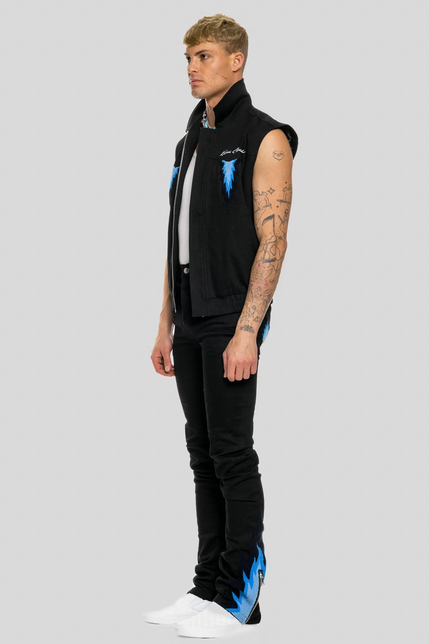 AGAVE SPIKED DENIM JEAN