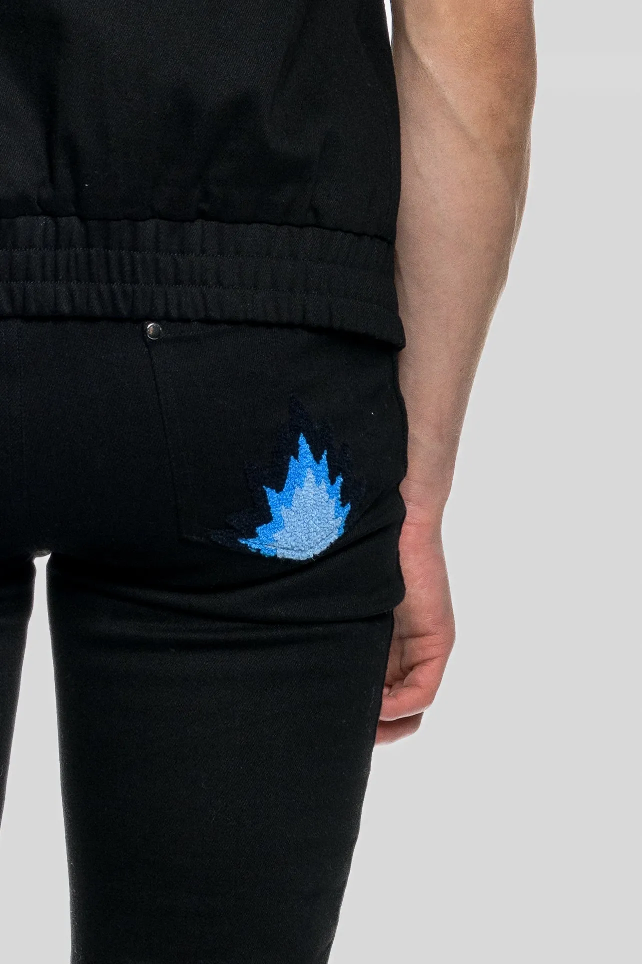AGAVE SPIKED DENIM JEAN