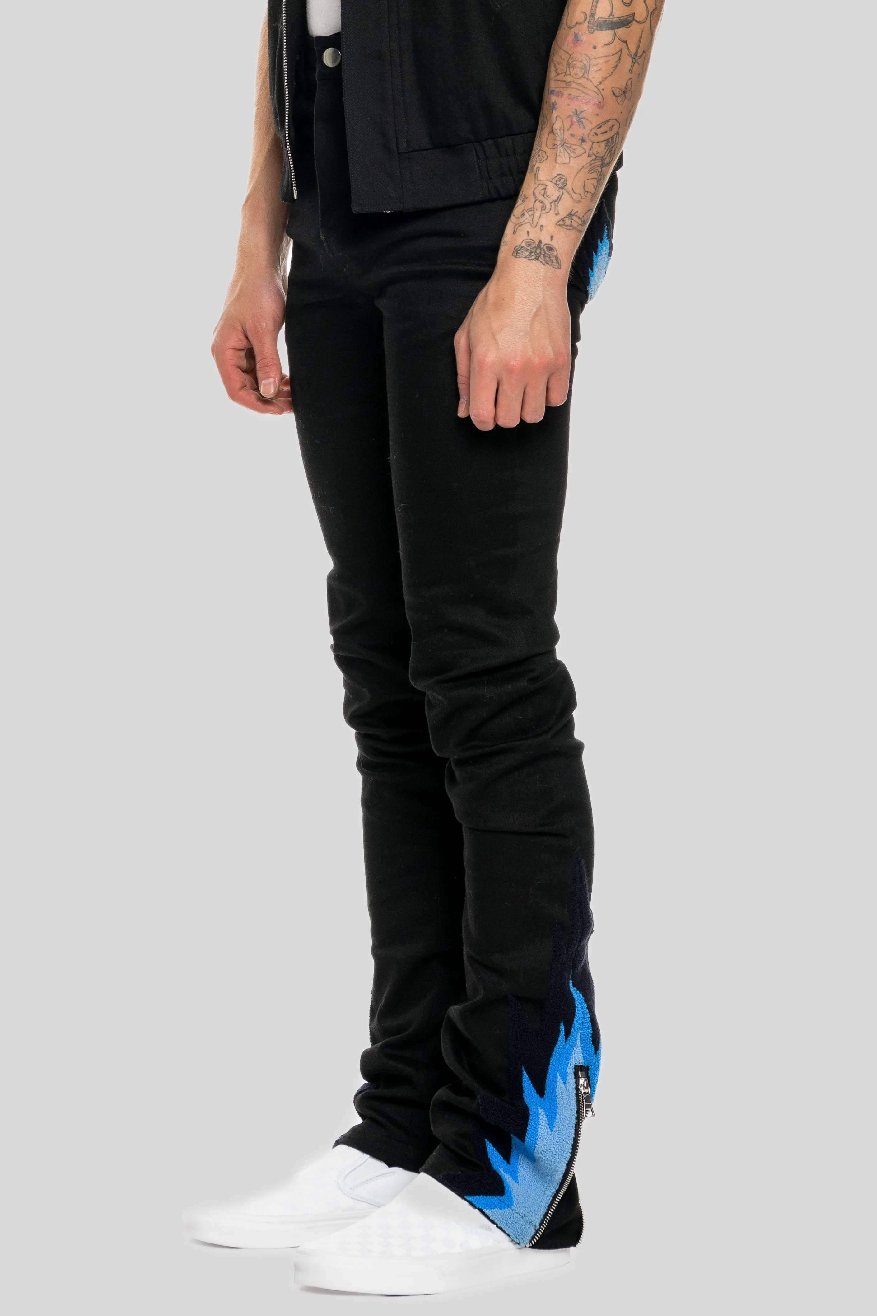 AGAVE SPIKED DENIM JEAN