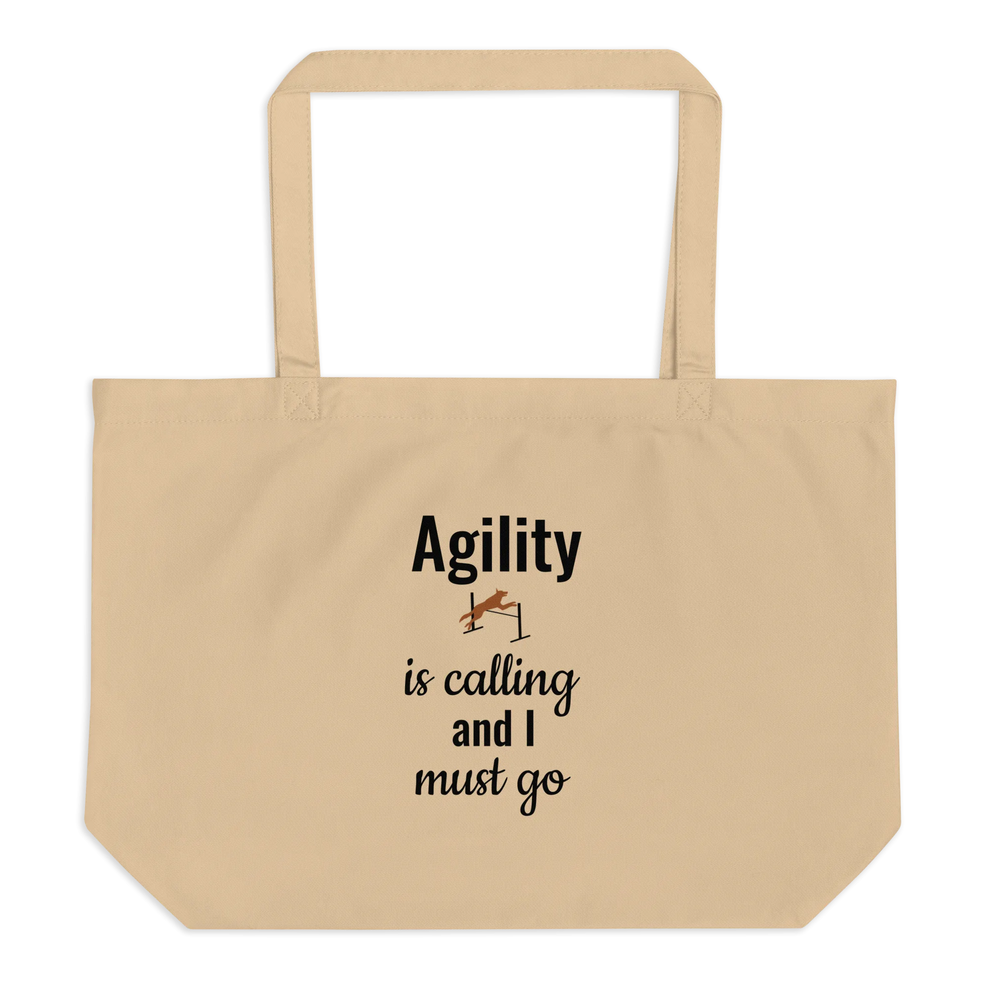Agility is Calling X-Large Tote/ Shopping Bag