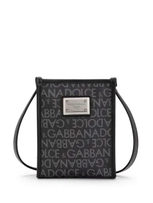 Allover logo tote bag