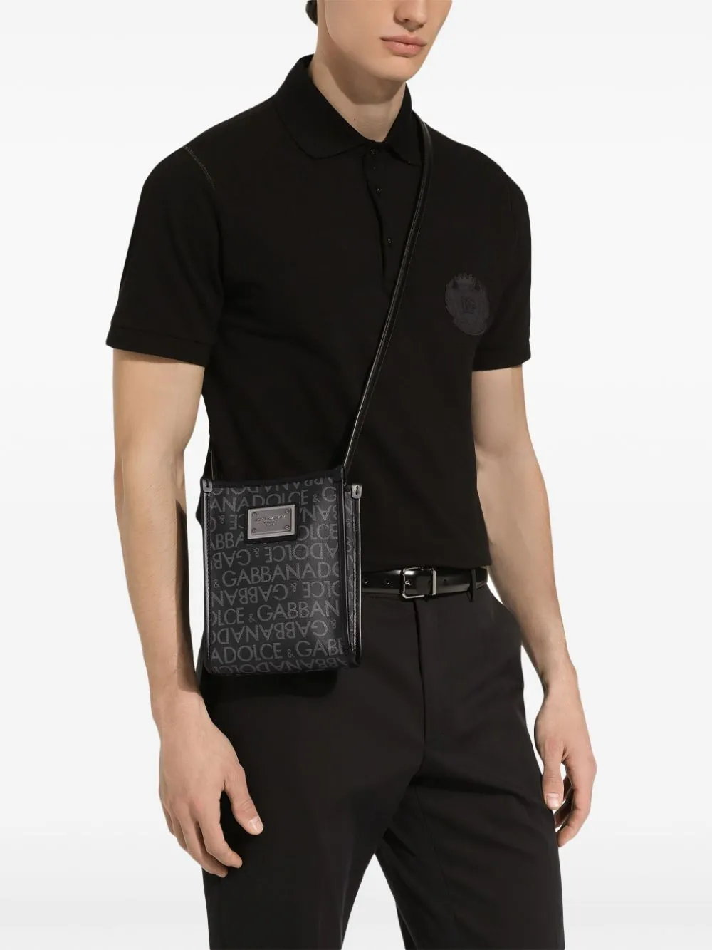 Allover logo tote bag