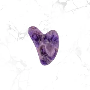 amethyst gua sha
