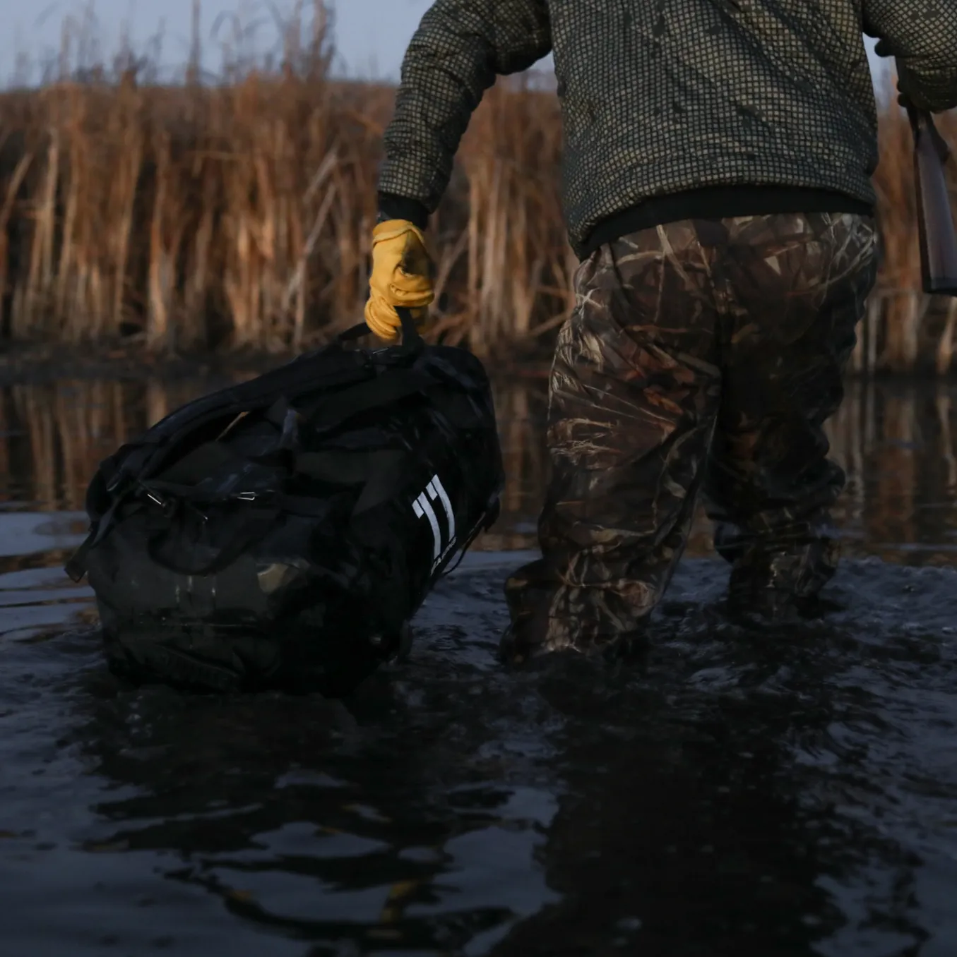AMPHIB 60L Waterproof Duffel Bag - Black