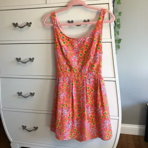 Ara Pink Sunflower Fit and Flare Cut-Out Sundress  (Size:S)