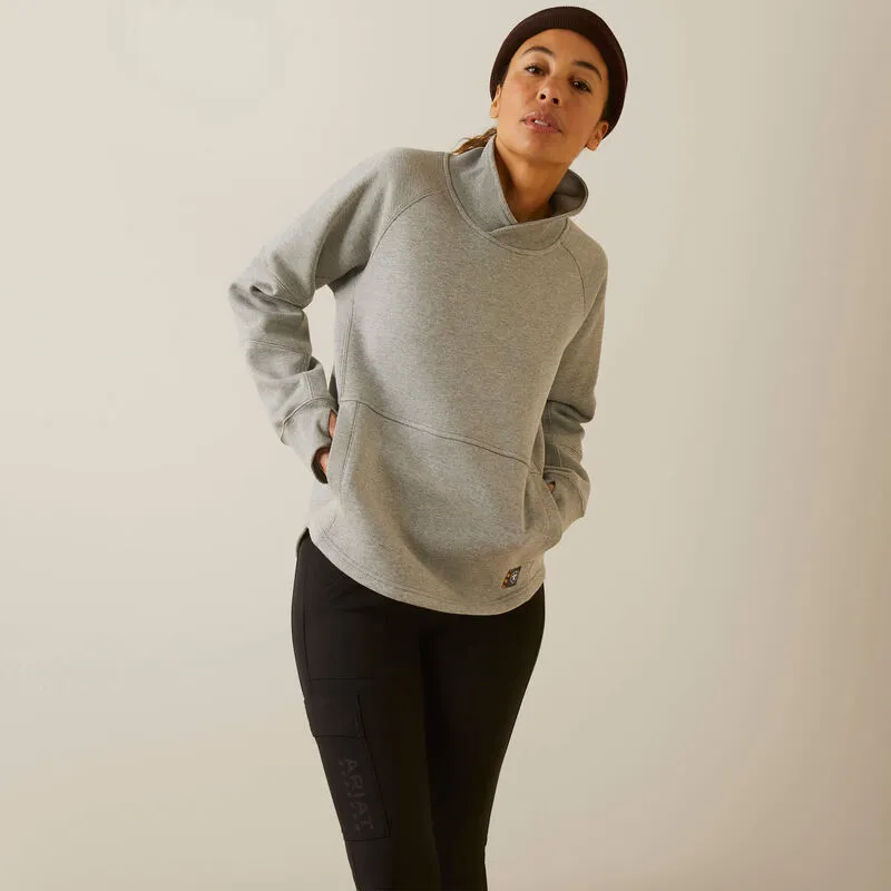 Ariat Women's Rebar Workman Oversized Funnel Sweatshirt