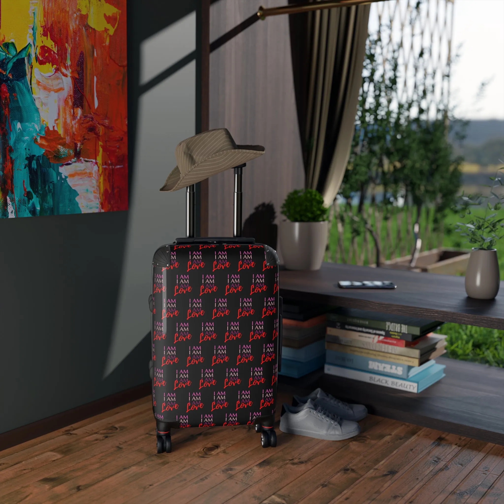 Ascension Voyager Luxe Suitcase (LOVE B PRINT)
