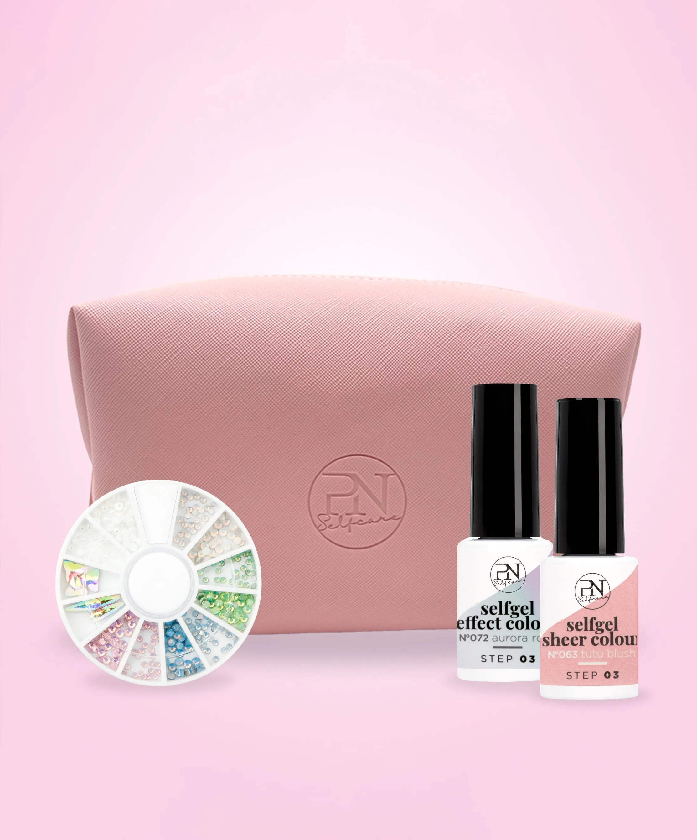 Aurora Rose & Pearls   Cosmetic Bag