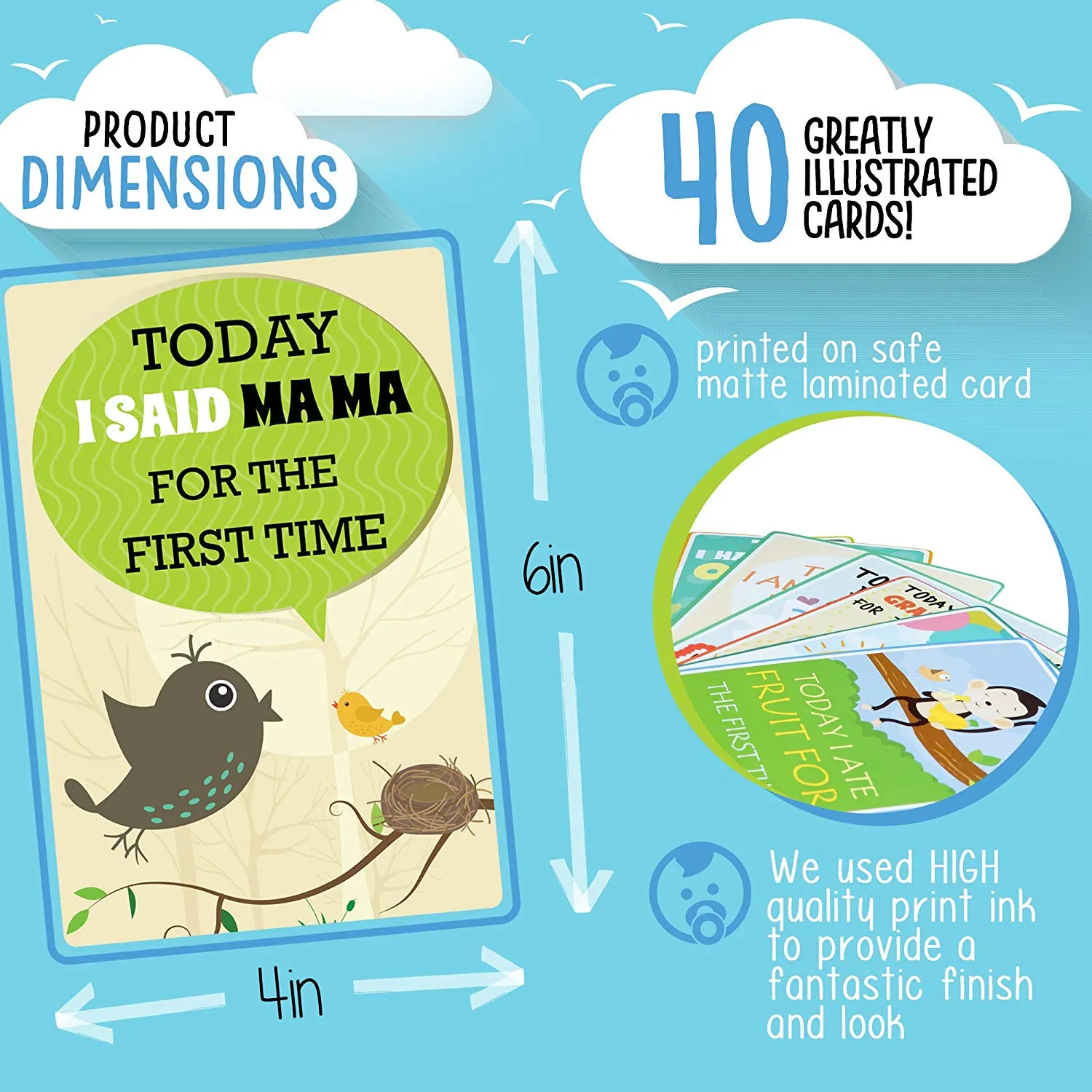 Baby Milestone Cards