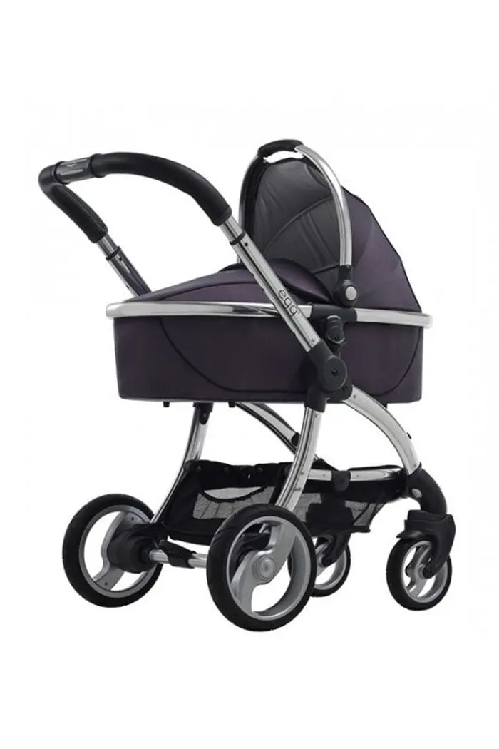 Baby Style Egg 3 in 1 Stroller Storm Grey Mirror Chassis