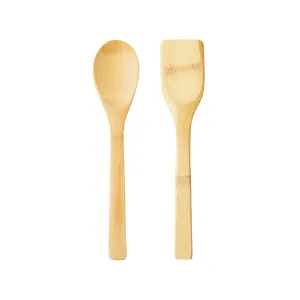 Bamboo Serving Spoon and Spatula Set
