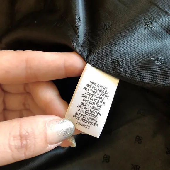 Banana Republic two tone tweed coat jacket
