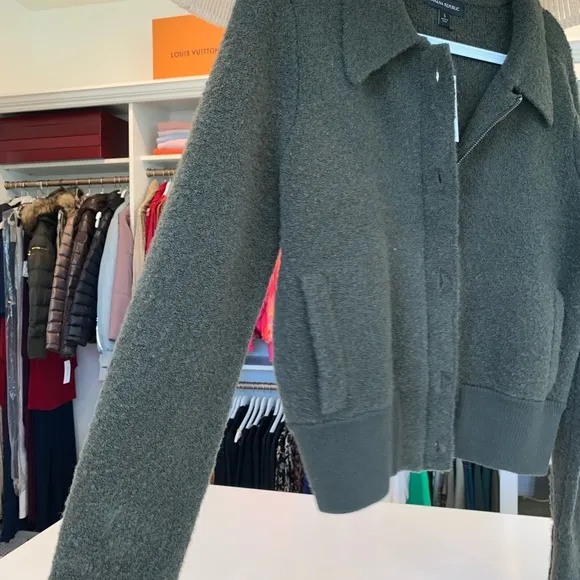 Banana Republic wool bomber jacket