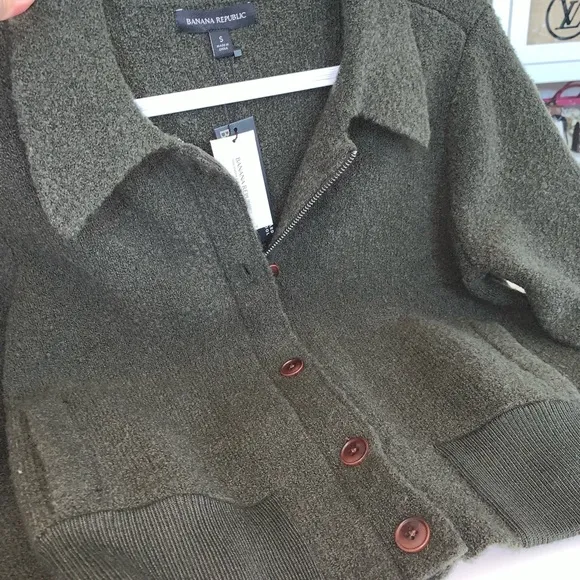 Banana Republic wool bomber jacket