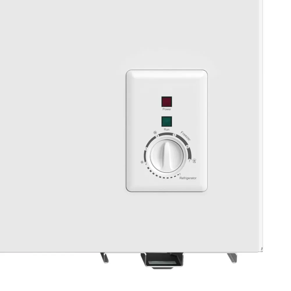 Baridi Freestanding Chest Freezer 99L with Thermostat - White - B