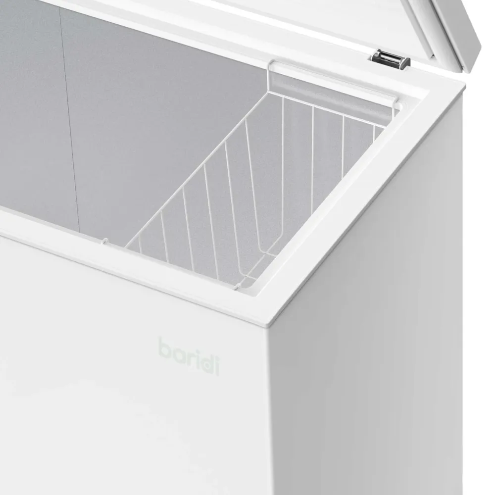 Baridi Freestanding Chest Freezer 99L with Thermostat - White - B
