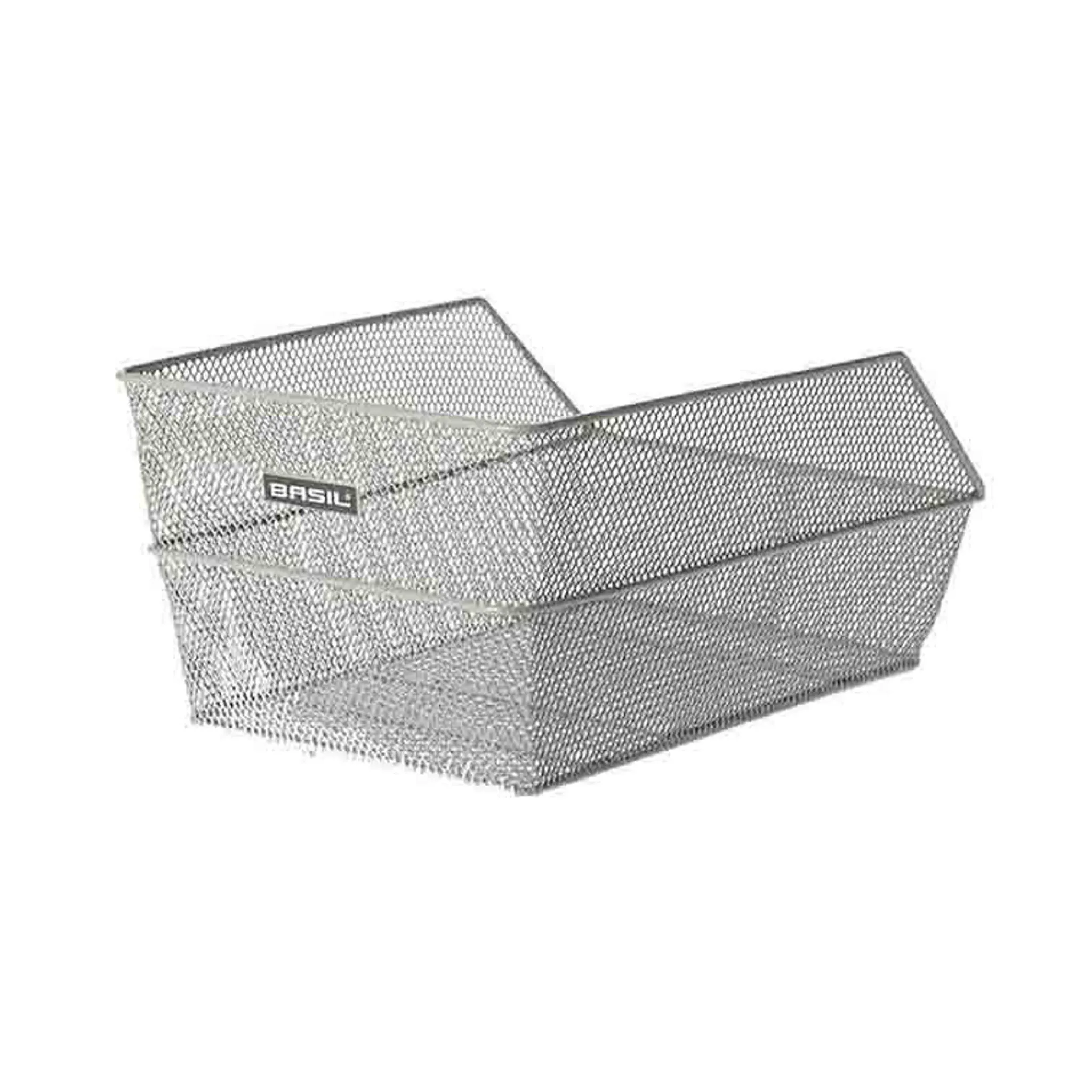 Basil Cento Rear Basket FM Silver