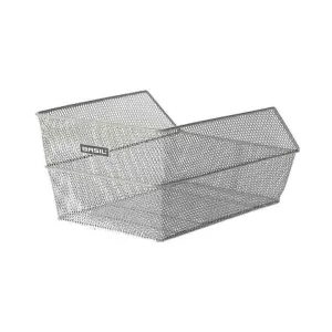 Basil Cento Rear Basket FM Silver