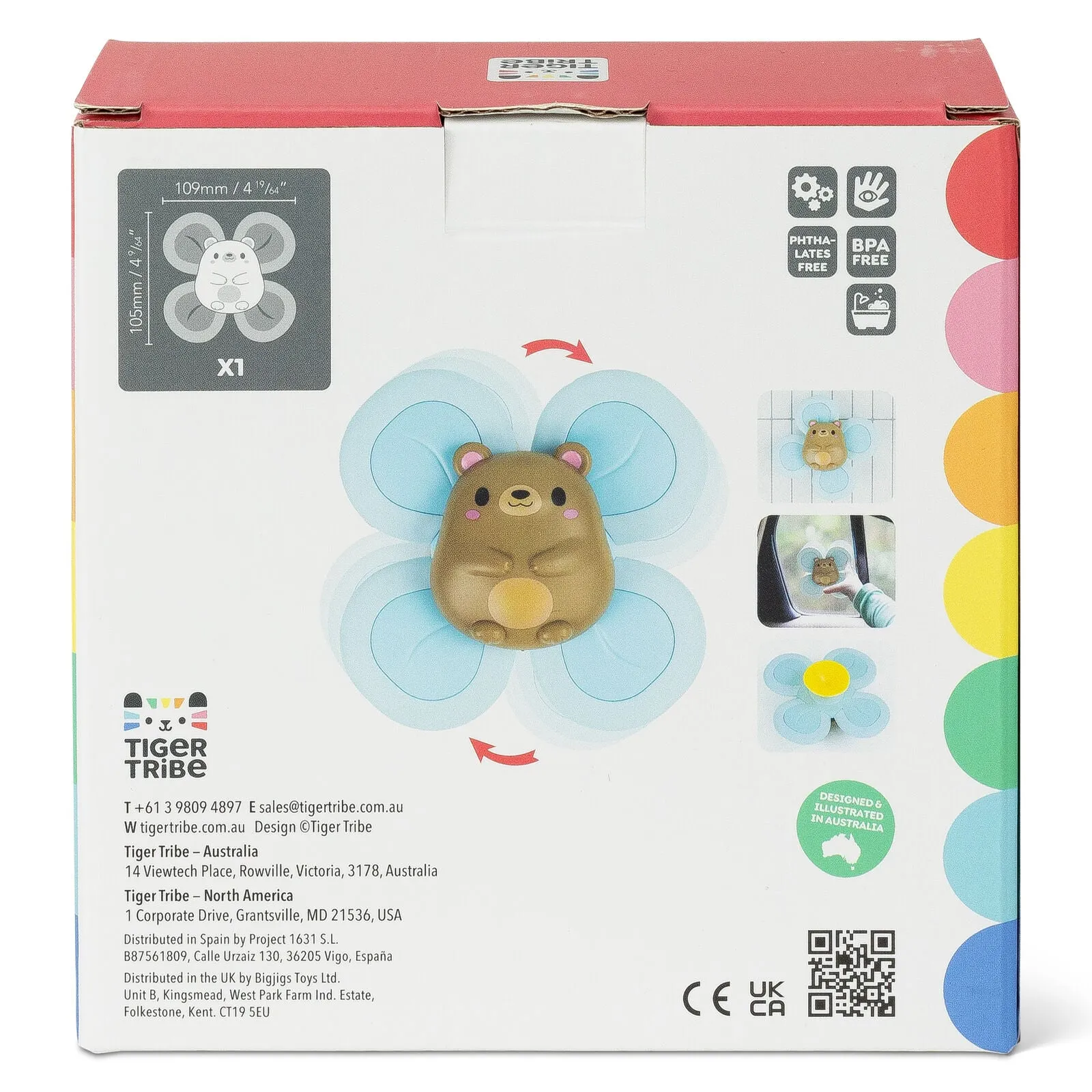 Bear Sensory Spinner - 6M 