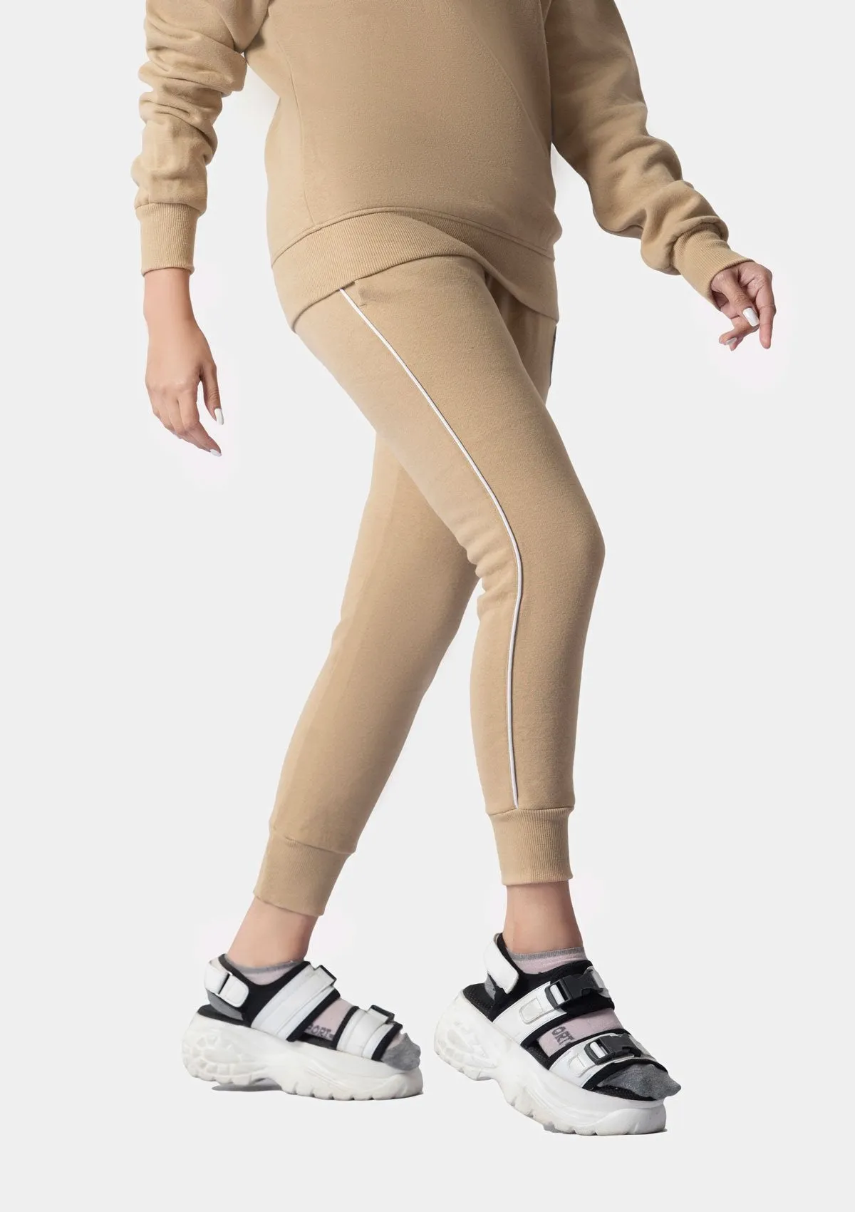 Beige Water Repellent Trousers